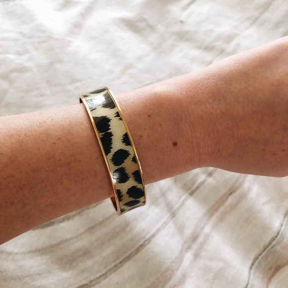 kate spade Jewelry - kate spade leopard print bangle